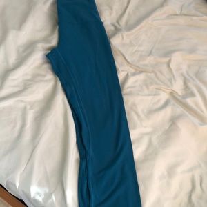 Lululemon teal align leggings 28 inches long